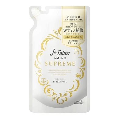 Conditioner with the aroma of rose and jasmine Je l'aime Amino Supreme (Satin Sleek) Kose Cosmeport 350 ml