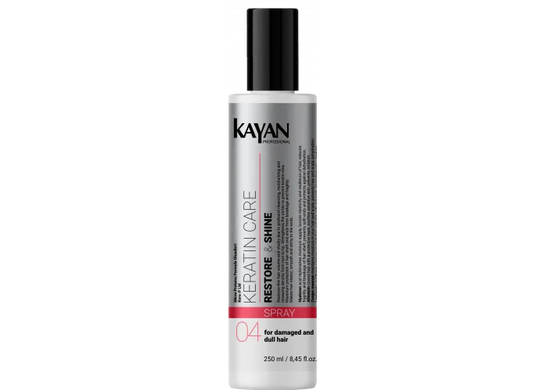 Спрей для пошкодженого і тьмяного волосся Keratin care Kayan Professional 250 мл