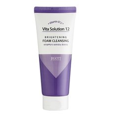 Осветляющая пенка для умывания Vita Solution 12 Brightening Foam Cleansing Jigott 180 мл