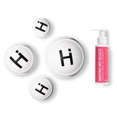Set of vacuum cans for the body + Anti-cellulite oil Grapefruit Hillary