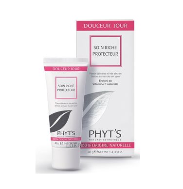 Nourishing cream for sensitive and very dry skin Soin Riche Protecteur Phyt's 40 g