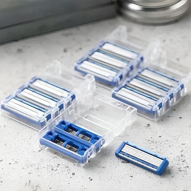 Леза запасні для бритви KAI AXIA 5 лез, 12 шт у лотку Kai razor