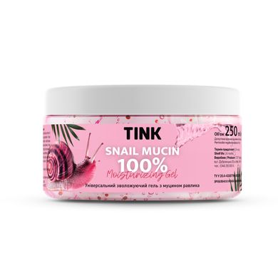 Moisturizing face and body gel with snail Tink 250 ml