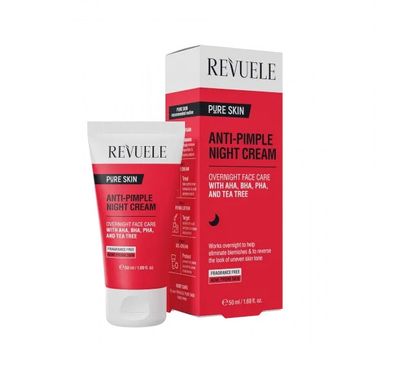 Night face cream against acne Revuele 50 ml