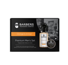 Shaving gift set Orange & Amber Barbers