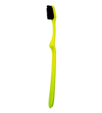 Зубная щетка Intensive Black Whitening Toothbrush Medium Желтая Megasmile