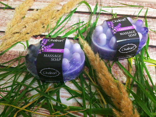 Anti-cellulite massage soap Lavender Chaban 100 g