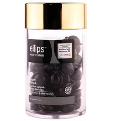 Витамины-масло для волос Ночное сияние с фундуком и маслом Алоэ Вера Ellips 50 шт