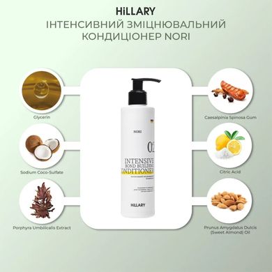 Enzyme peeling for scalp + Set for all hair types Intensive Nori Building and Strengthening Hillary