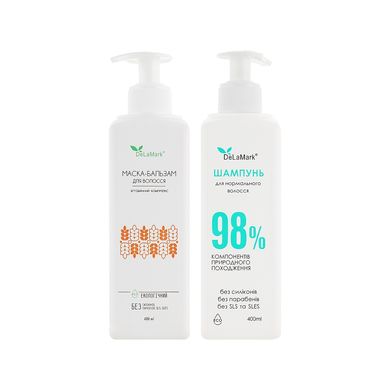 Ecobox Vitamin Boom (Shampoo + Mask) DeLaMark 800 ml