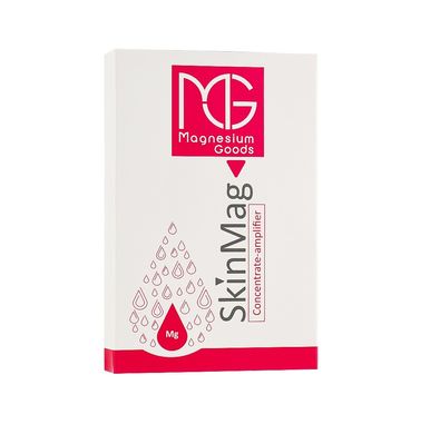 Концентрована сироватка-підсилювач для зволоження та еластичності шкіри SkinMag Serum Magnesium Goods 30 мл