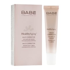 Healthy Aging Мультикоректор з антивіковим ефектом для шкіри навколо очей та губ Babe Laboratorios 15 мл