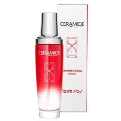 Toner with ceramides for moisturizing and skin renewal Firming Facial FarmStay 130ml