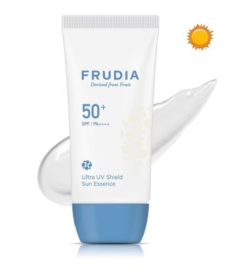 Крем-эссенция с ультразащитой от солнца с 3 видами гиалуроновой кислоты Ultra UV Shield Sun Essence SPF50 PA++++ Frudia 50 г