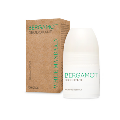 Натуральний дезодорант Bergamot White Mandarin 50 мл