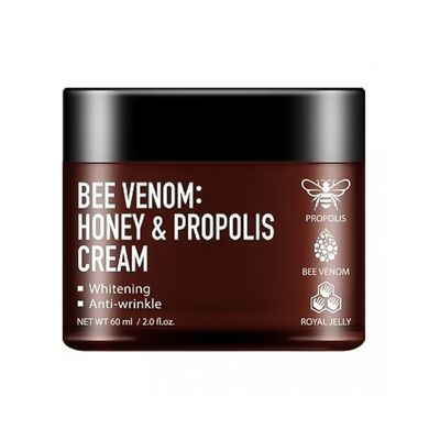 Крем для обличчя з бджолиною отрутою медом та прополісом Bee Venom Honey & Propolis Cream Fortheskin 60 мл