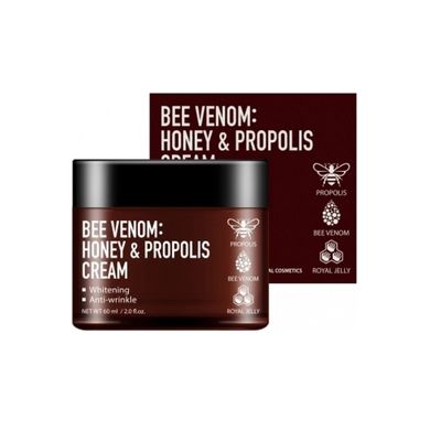 Крем для лица с пчелиным ядом медом и прополисом Bee Venom Honey & Propolis Cream Fortheskin 60 мл