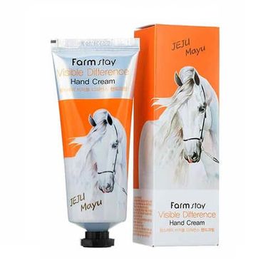 Крем для рук на основе конского жира Visible Difference Horse Oil Hand Cream FarmStay 100 мл