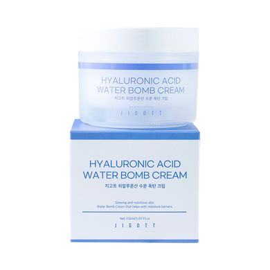 Moisturizing face cream Hyaluron Hyaluronic Acid Water Bomb Cream Jigott 150 ml