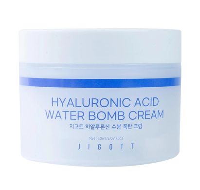 Зволожуючий крем для обличчя Гіалурон Hyaluronic Acid Water Bomb Cream Jigott 150 мл