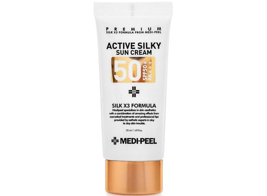 Сонцезахисний крем для обличчя Active Silky Sun Cream (SPF50+ / PA+++) Medi-Peel 50 мл