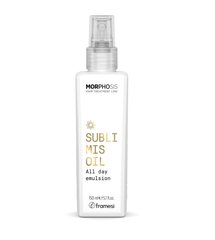 Nourishing emulsion for dry hair with vitamin E Morphosis Sublimis Oil All Day Emulsion Framesi 150 ml