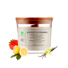 Aroma candle Bouquet of feelings S PURITY 60 g