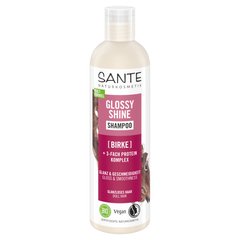 BIO Glossy Shine shampoo for hair shine with Protein Complex and Birch Leaves SANTE 250 ml