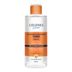 Brightening tonic with sea buckthorn for oily and combination skin Celenes 200 ml