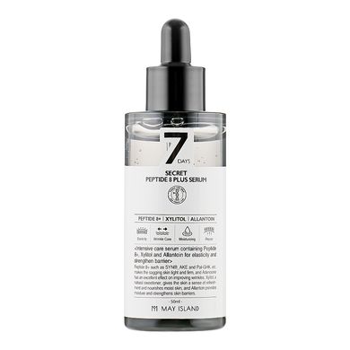 Омолоджуюча сироватка з пептидним комплексом 7 Days Secret Peptide 8 Plus Serum May Island 50 мл