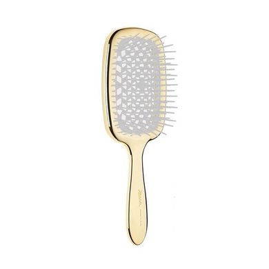 Hair brush gold with white Superbrush Janeke
