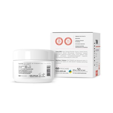 Anti-wrinkle moisturizing cream with lifting effect Tink 50 ml