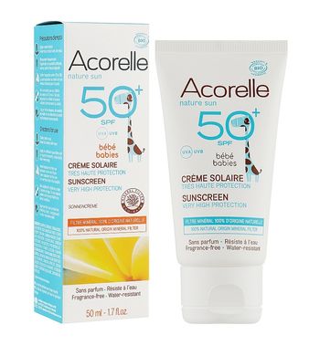 Sunscreen for children SPF 50+ Acorelle 50 ml