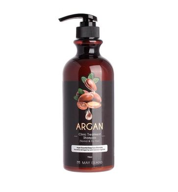 Живильний шампунь з аргановою олією та екстрактом ромашки ARGAN CLINIC TREATMENT SHAMPOO May Island 750 мл