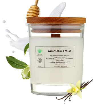 Aroma candle Milk and honey L PURITY 150 g