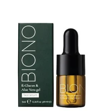 Intensive serum with beta glucan and aloe vera gel Biono 5 ml