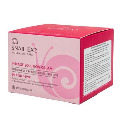 Face cream Snail mucin Snail EX2 Intense Solution Cream Bonibelle Enough 80 ml