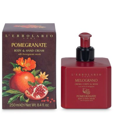 Hand and body cream flavored with Pomegranate L'ERBOLARIO 250 ml