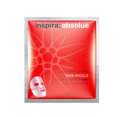 A luxurious lifting mask with silver Luxury Silver Foil Lifting Mask Inspira 20 ml