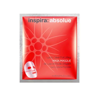 Роскошная маска-лифтинг с серебром Luxury Silver Foil Lifting Mask Inspira 20 мл