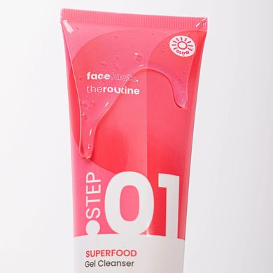 Очищающий гель для кожи лица Superfood The Routine Face Facts 120 мл