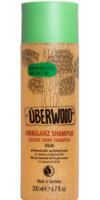 Шампунь Сяйво кольору для фарбованого і тьмяного волосся Überwood 200 мл