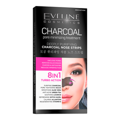 Coal stripes for deep cleaning of pores for the nose Eveline 15 g