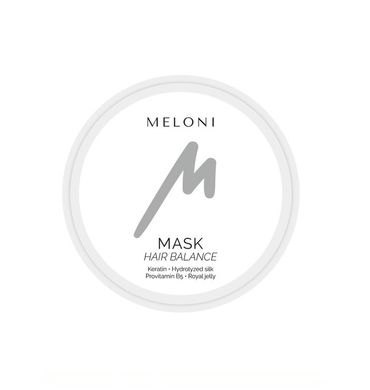 Восстанавливающая маска с кератином и гидролизатом шелка MASK HAIR BALANCE MELONI 50 мл