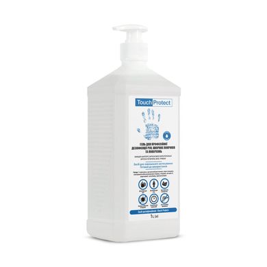 Antiseptic gel for disinfection of hands, body and surfaces Touch Protect 1 l