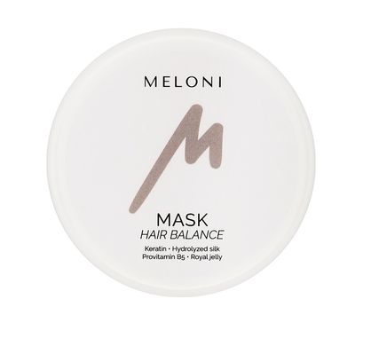 Восстанавливающая маска с кератином и гидролизатом шелка MASK HAIR BALANCE MELONI 250 мл