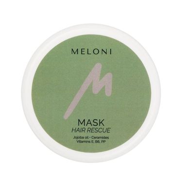 Интенсивная маска с маслом жожоба и витаминами Е, В6, РР MASK HAIR RESCUE MELONI 250 мл
