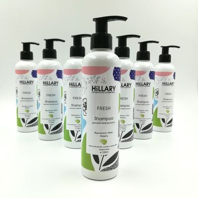 Натуральний шампунь для всіх типів волосся FRESH Shampoo Hillary 250 мл