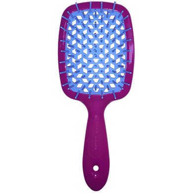 Hair brush raspberry blue Superbrush Janeke