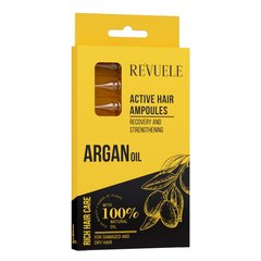 Active ampoules for hair with argan oil HAIR CARE Revuele 8x5 ml